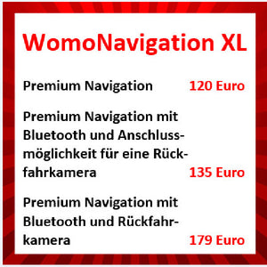 F1 - WomoNavigation XL Premium