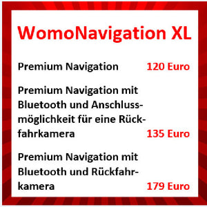 F1 - WomoNavigation XL Premium